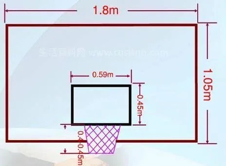 篮球框标准尺寸图片让你的篮球技术更上一层楼