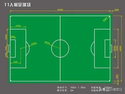 11人制足球场地标准尺寸详解（从国际足联到校园足球都适用）