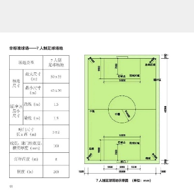 11人制足球场地标准尺寸详解（从国际足联到校园足球都适用）-第3张图片-www.211178.com_果博福布斯